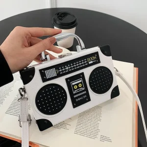 Radio Women's Handbag Shoulder Bag Crossbody Bag Gift for Girls Purses Bags for Women